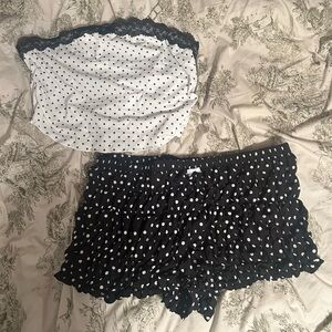 polka dot lounge set